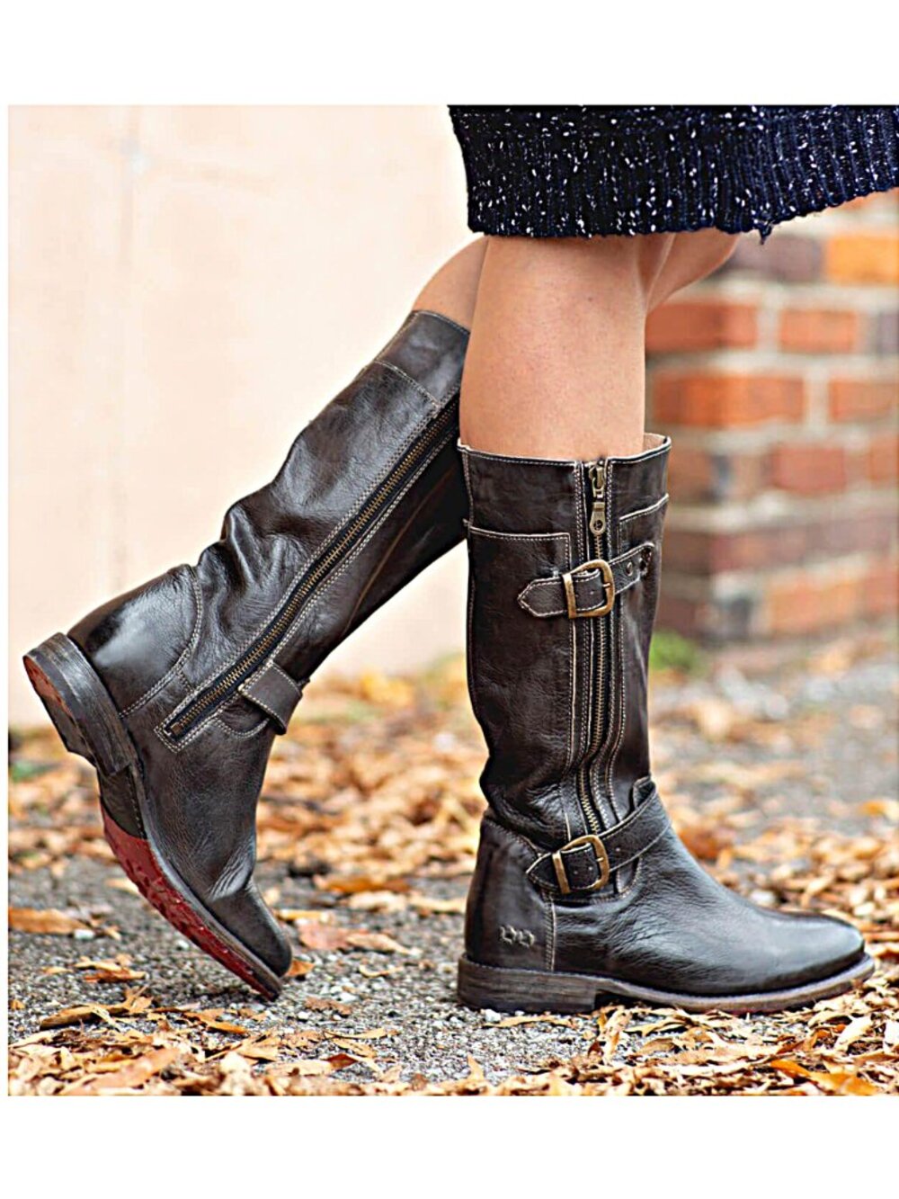 Bed|Stu Women's Gogo Lug Fashion, Mid Calf Boot